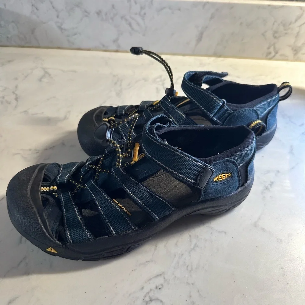 Keen Black and Yellow Adventure Sandals